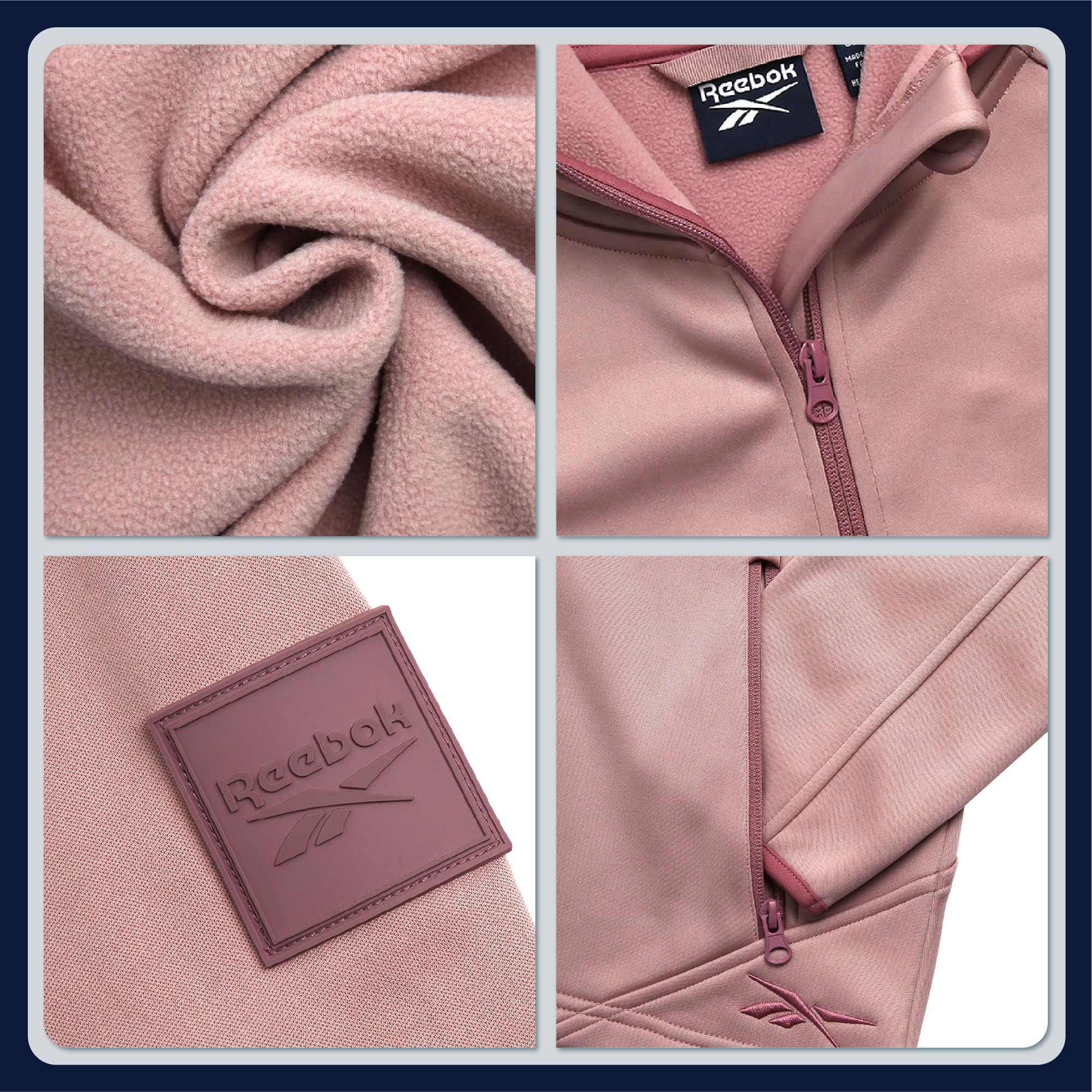Reebok Damen L Rbk Softshell Jkt Sportliche Shell-Jacken (1er Pack)