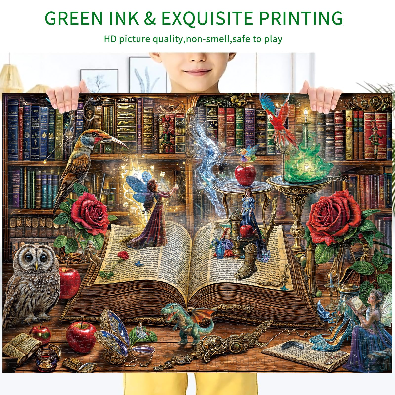 MOJIGE Puzzle De 1000 Piezas, Rompecabezas Para Adultos, Un Rompecabezas Desafiante, Juegos De Rompecabezas Para Toda La Familia, Regalos Para Mujeres, Regalos Para Hombres, Tema: Aurora De Noruega