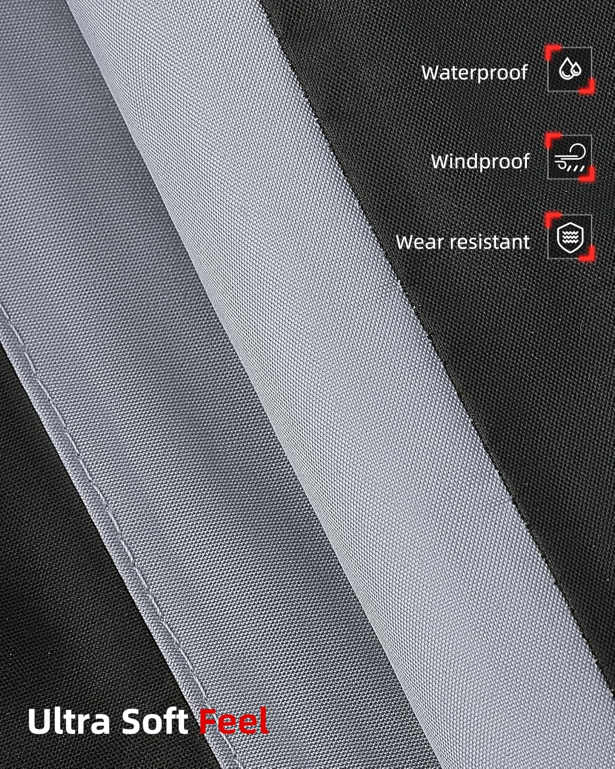 Packable Rain Suit Men's Lightweight Waterproof Rain Jacket and Pant Outdoor Raincoat with Hood Windbreaker Black - Image 6