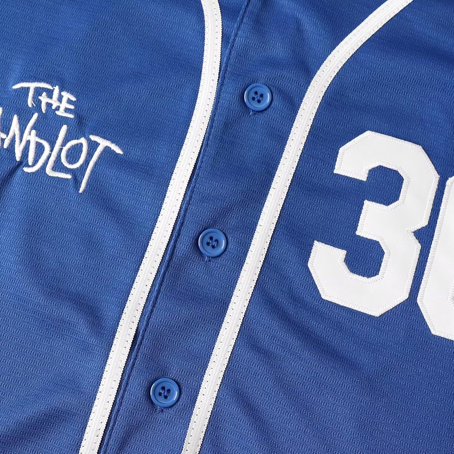 Youth The Sandlot Benny The Jet Rodriguez #30 Stitched Movie Kids Baseball Jerseys Sports Boys Shirts - Image 2