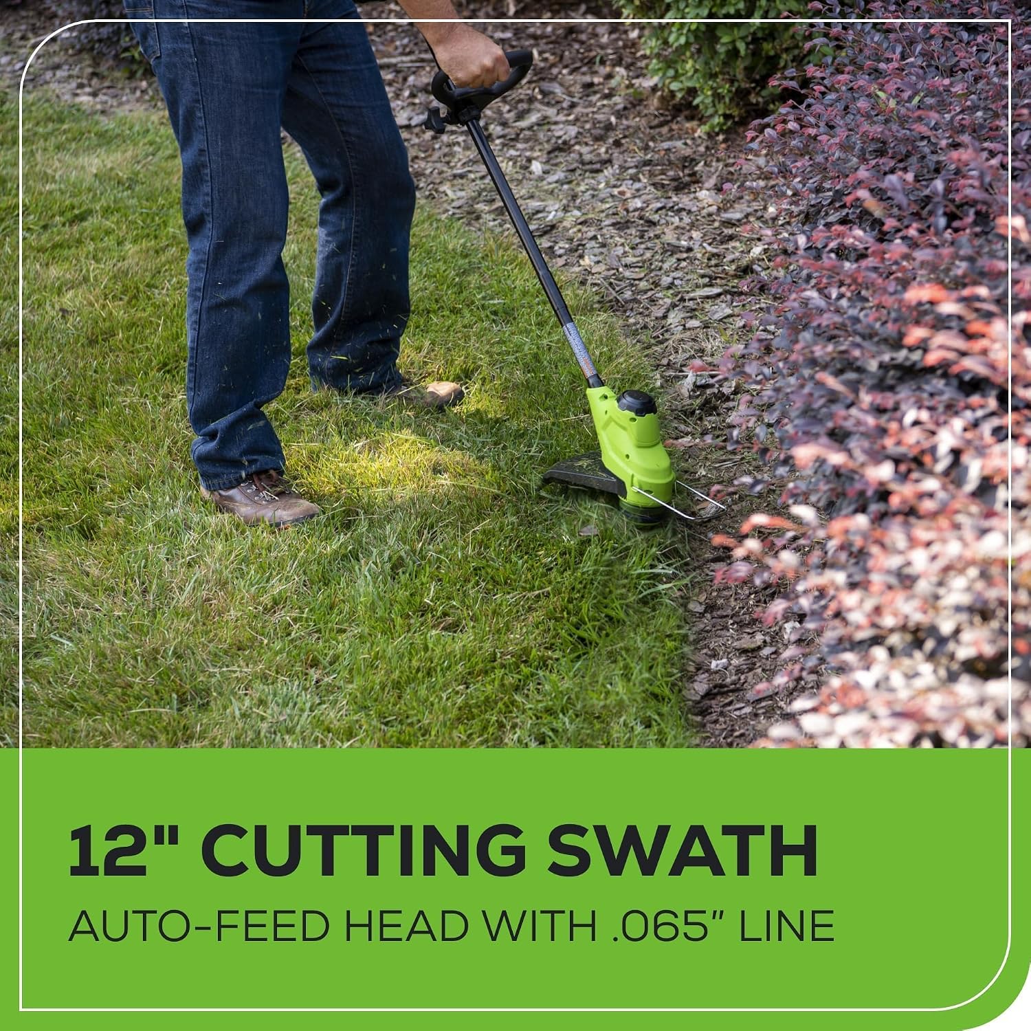 Greenworks 48V (24V x 2) 5-Piece Garden Tool Set: 20" Push Mower, 12" String Trimmer, 320CFM Leaf Blower, 12" Chainsaw, 24" Hedge Trimmer - 3 Batteries, 2 Chargers, 3-Year Warranty