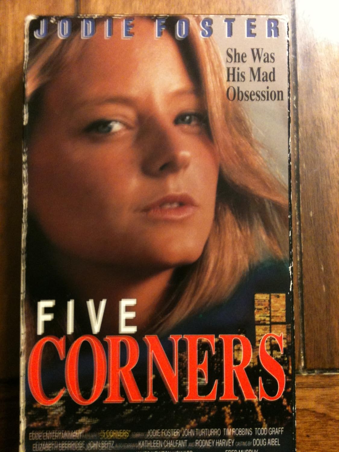 5 Corners [VHS] Jodie Foster, Tim Robbins, Todd Graff, John Turturro, Michael R