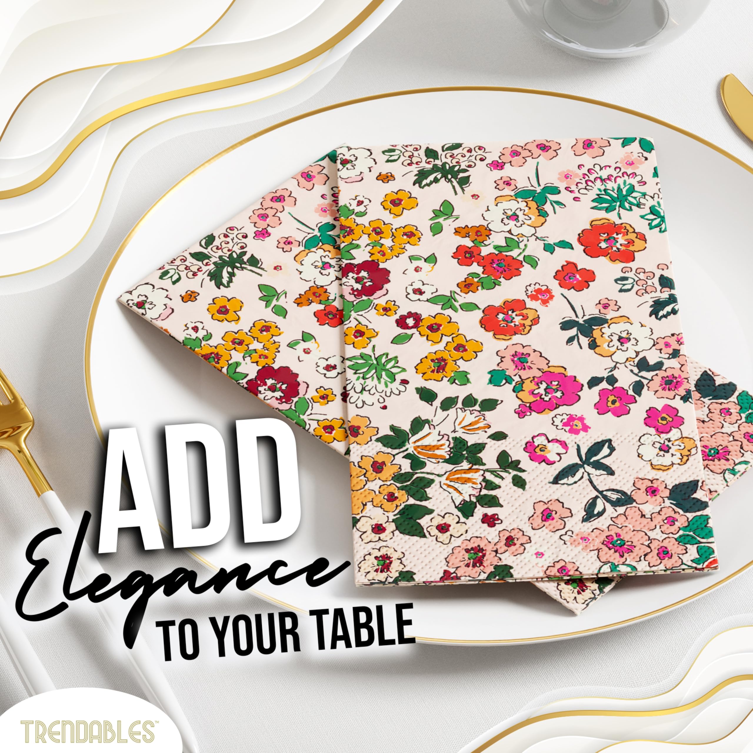 50 serviettes en tissu jetables, serviettes de table pré-pliées pour