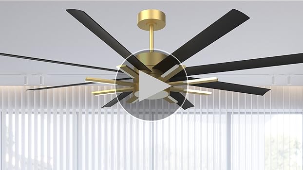 Fande-Aire 72 inch Large Ceiling Fans with Lights and Remote