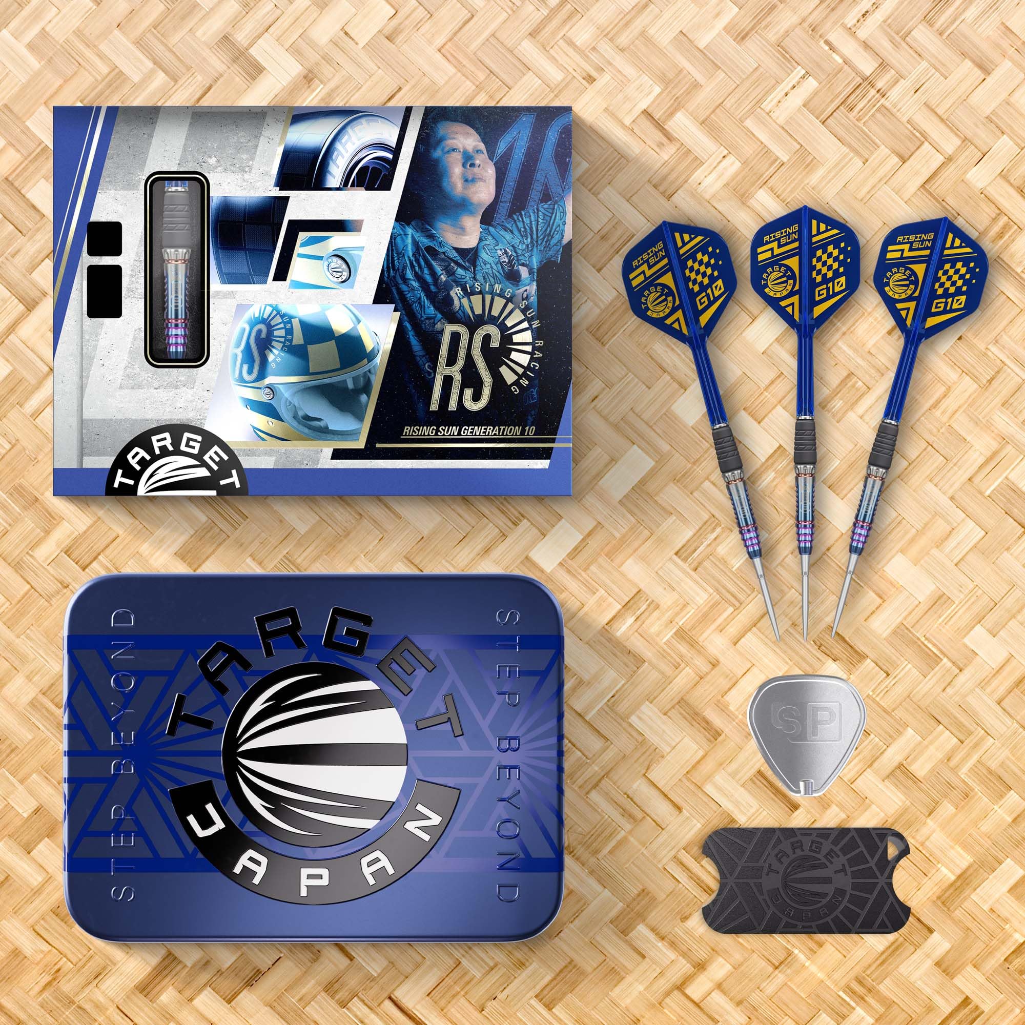 Haruki Muramatsu Generazione 9/9B/10/10.5 K-Flex Swiss Punta in Acciaio Freccettes Set Tungsteno 95%