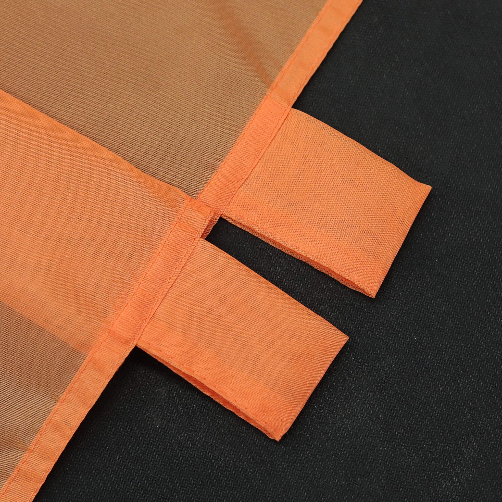 Joyswahl Visillo de gasa Eva monocolor 60 x 145 cm naranja