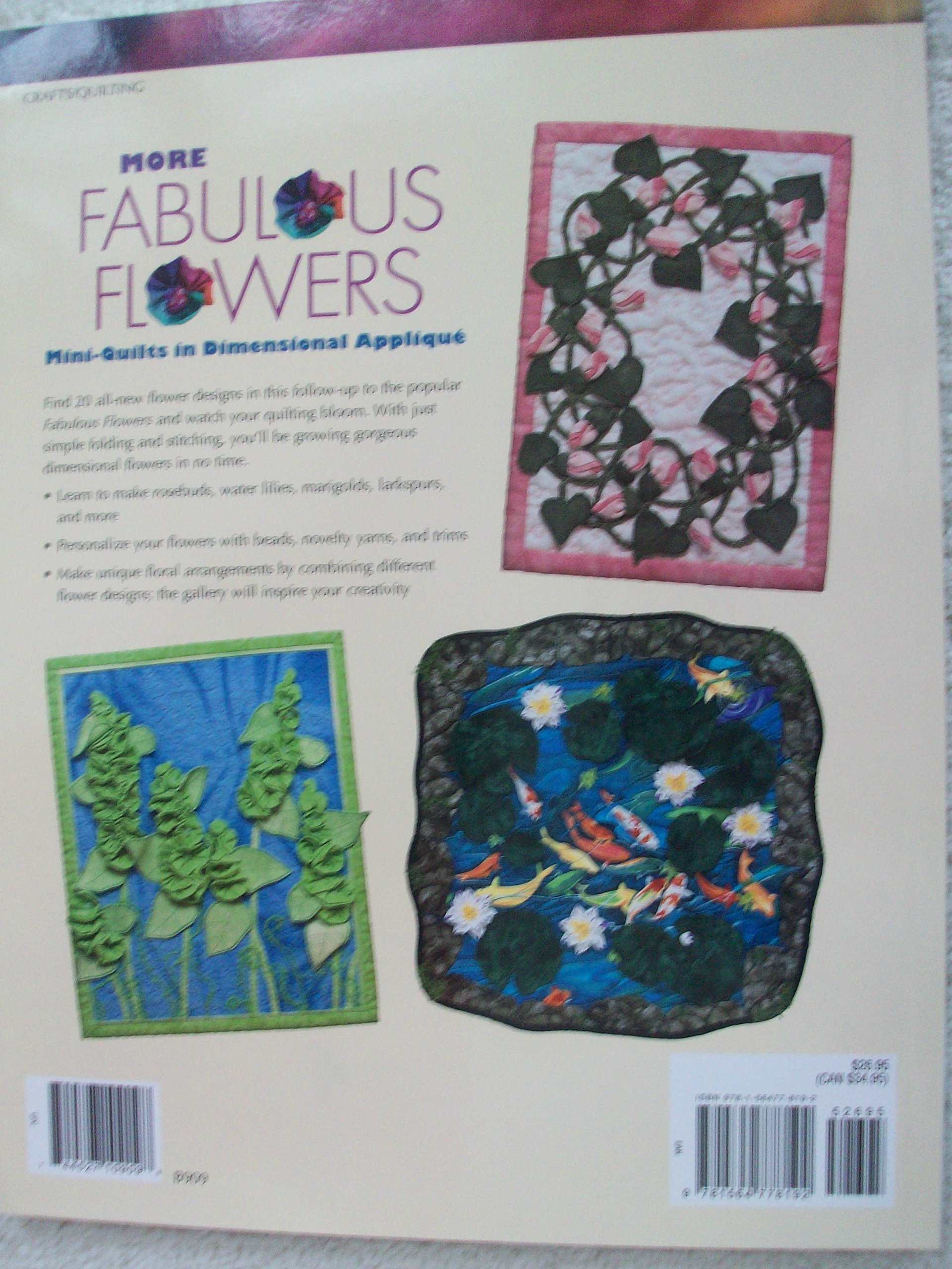 More Fabulous Flowers: Mini-Quilts in Dimensional Applique - Image 2