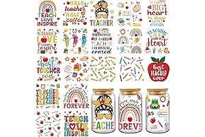 AFRITEE Teacher Appreciation UV DTF Cup Wrap Stickers