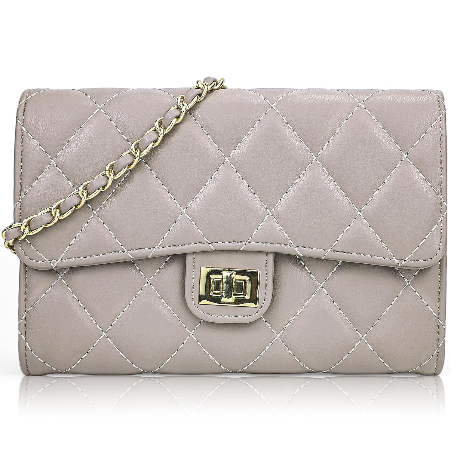 Small Purses for Women Quilted Crossbody Bags Ladies Trendy Shoulder Handbags Quilted Purses Women
