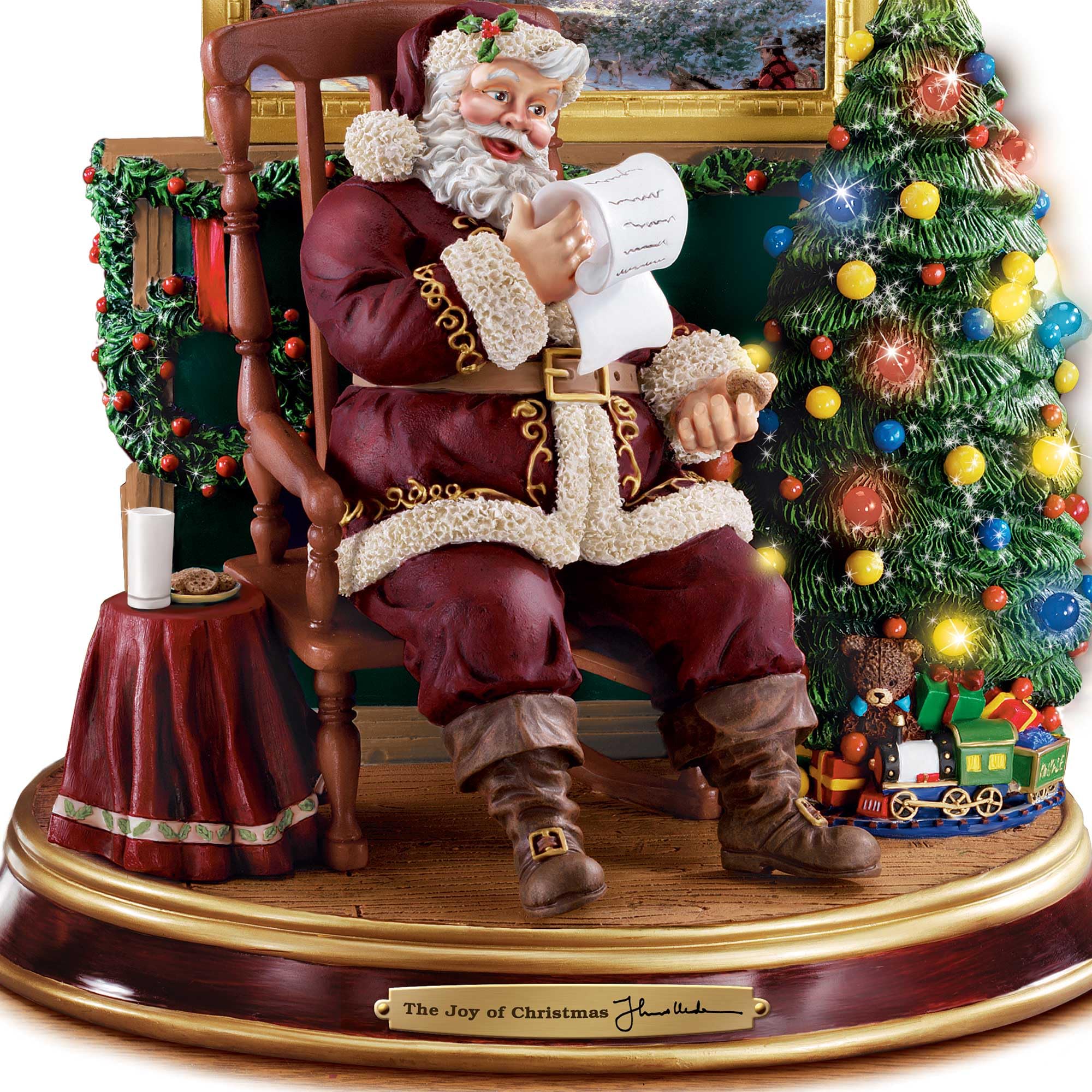 Amazon.com: The Bradford Exchange Thomas Kinkade The Joy of