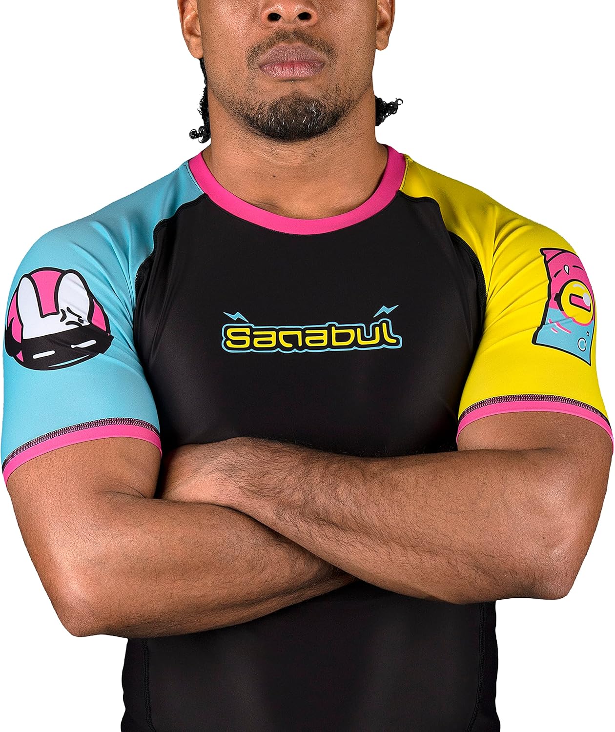 Sanabul Ronin Short Sleeve Jiu Jitsu MMA Training BJJ Rash Guard