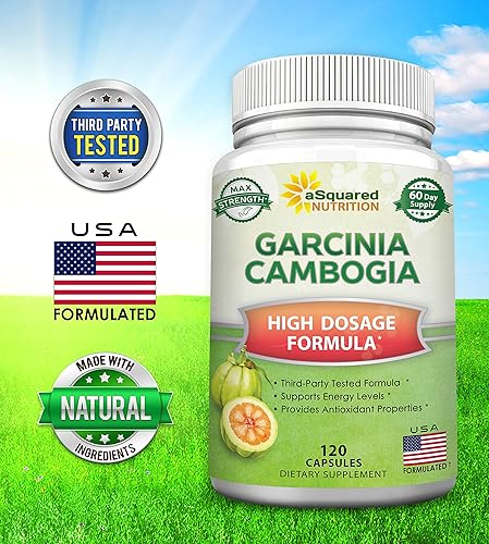 Miniatura 6 de Extracto de Garcinia cambogia aSquared Nutrition para pérdida de peso suplemento HCA, 100% puro, quemador de grasa, dieta, detoxificador, píldoras