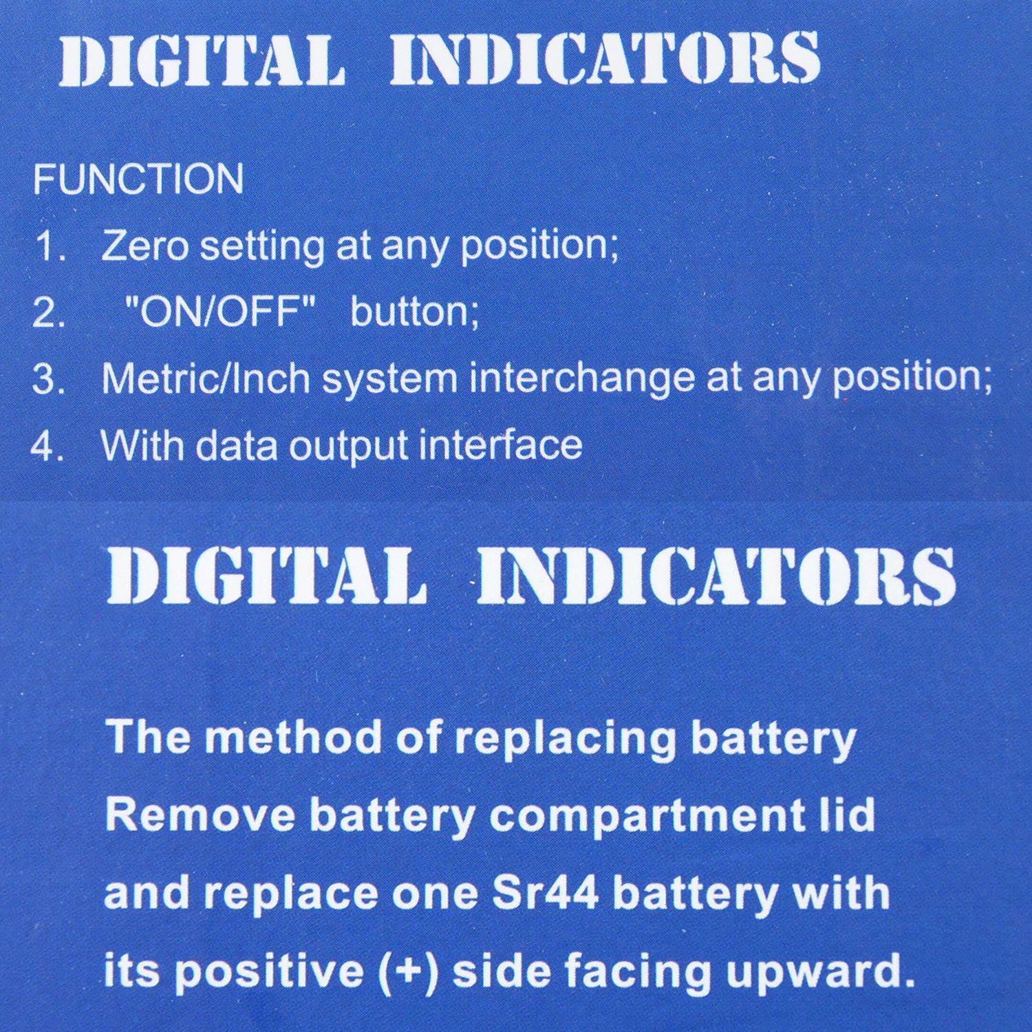 KATSU Digitale Messuhr 0,001 mm/0,00005" DTI Messuhr 0-12,7mm großes LCD Digital Indikator Messgerät Hochpräzise Messwerkzeuge für Labor Werkstatt 401033