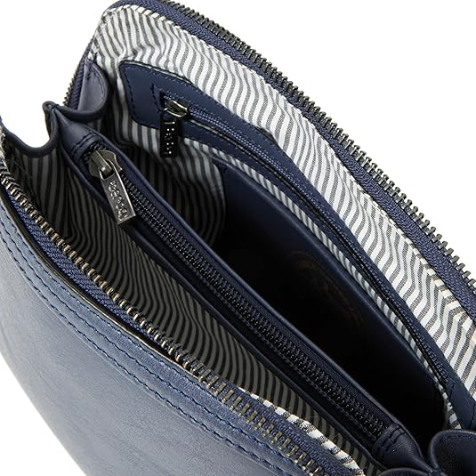 Bolso Bandolera Berba Cross-Body Unisex Para Adultos - Talla Única, Color Azul Marino, Estilo Casual