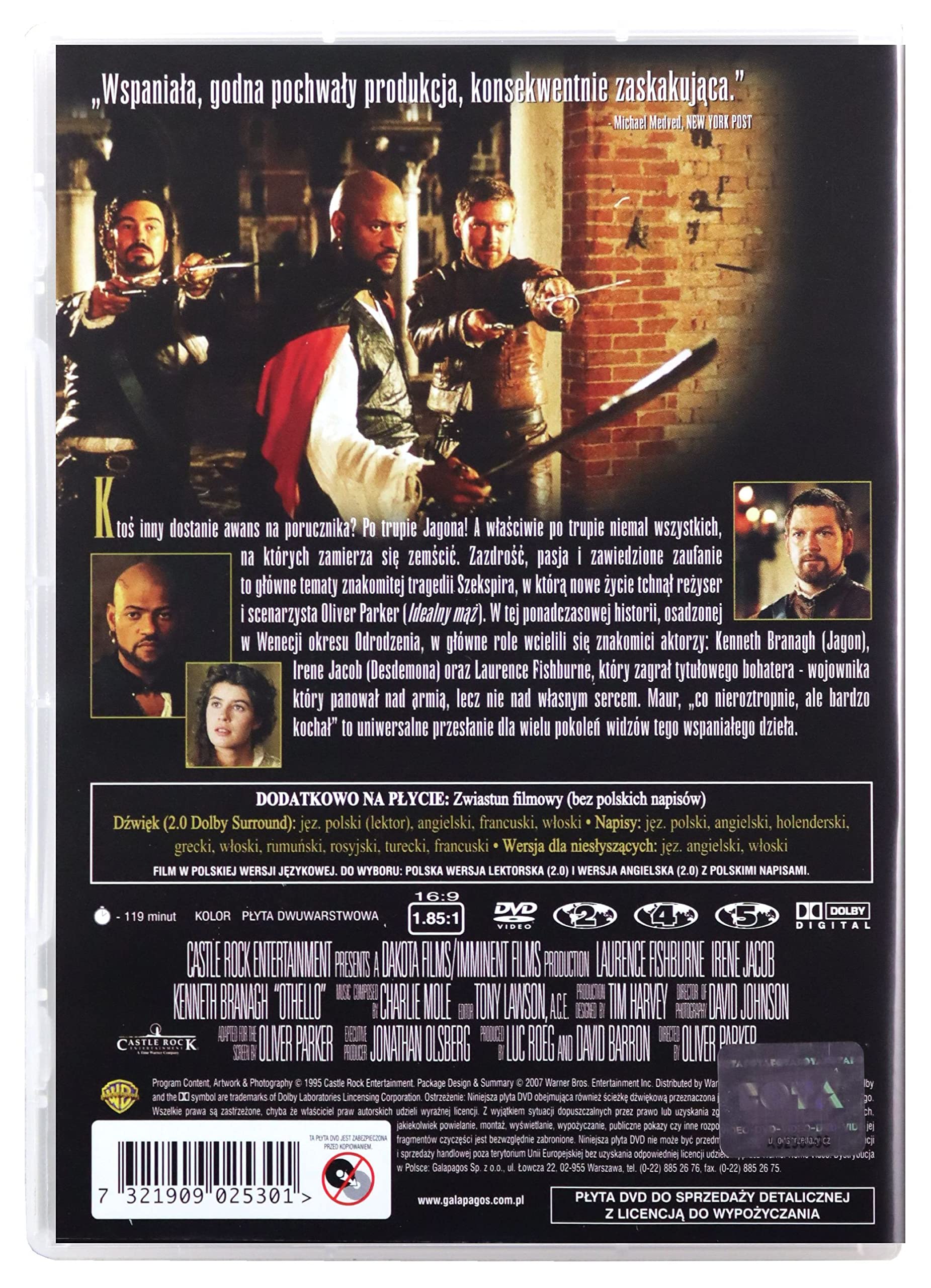 Othello [DVD] (Audio inglese. Sottotitoli in inglese)