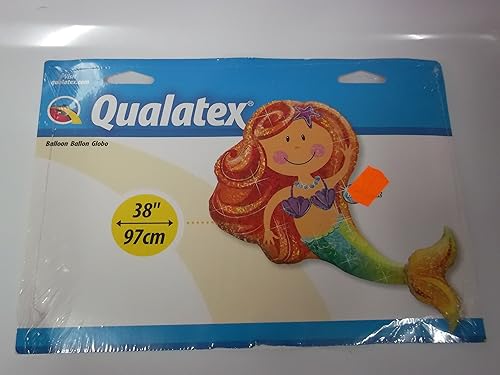 Globo gigante de sirena de 38 pulgadas Merry Mermaid Paquete de 1