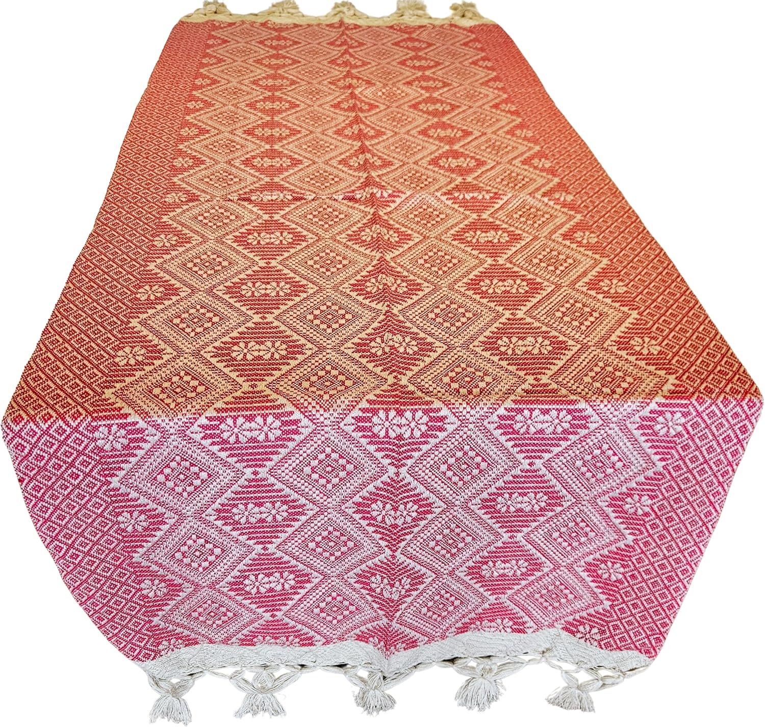 Mexican Handmade Diamonds Rebozo Shawl