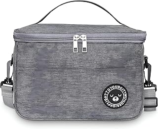 Stylish Insulated Tote - Combining fashion and function, this lunch bag is perfect for adults and kids alike, featuring a sleek design that fits any setting. (option 2)