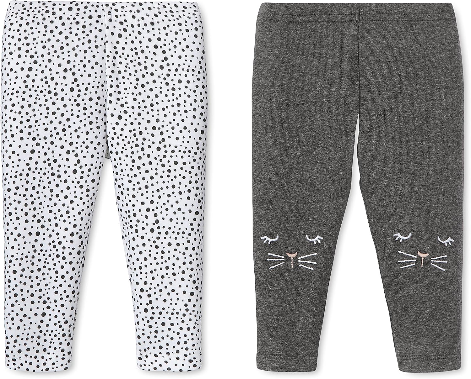 Lamaze Organic Baby Baby Girls' Pull on 2 Pack Leggings
