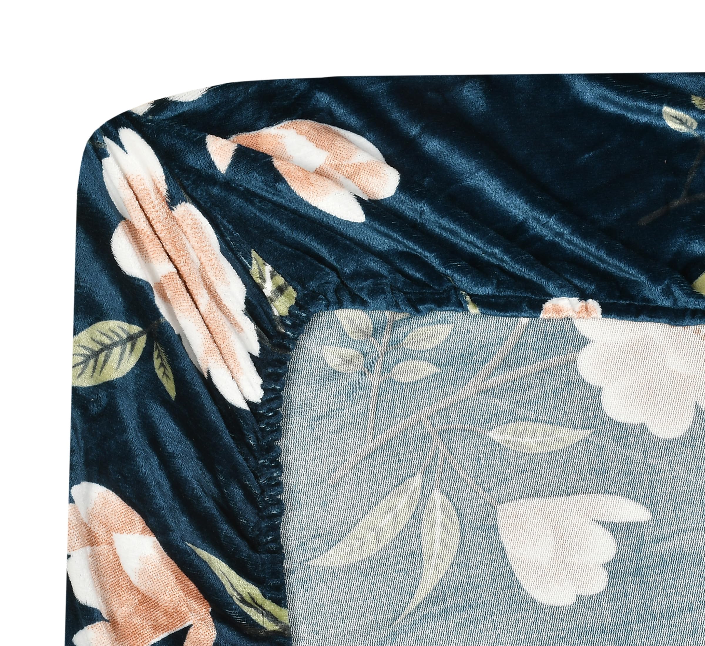 Warm Winter Bed Sheets - King Size, Dark Green -2