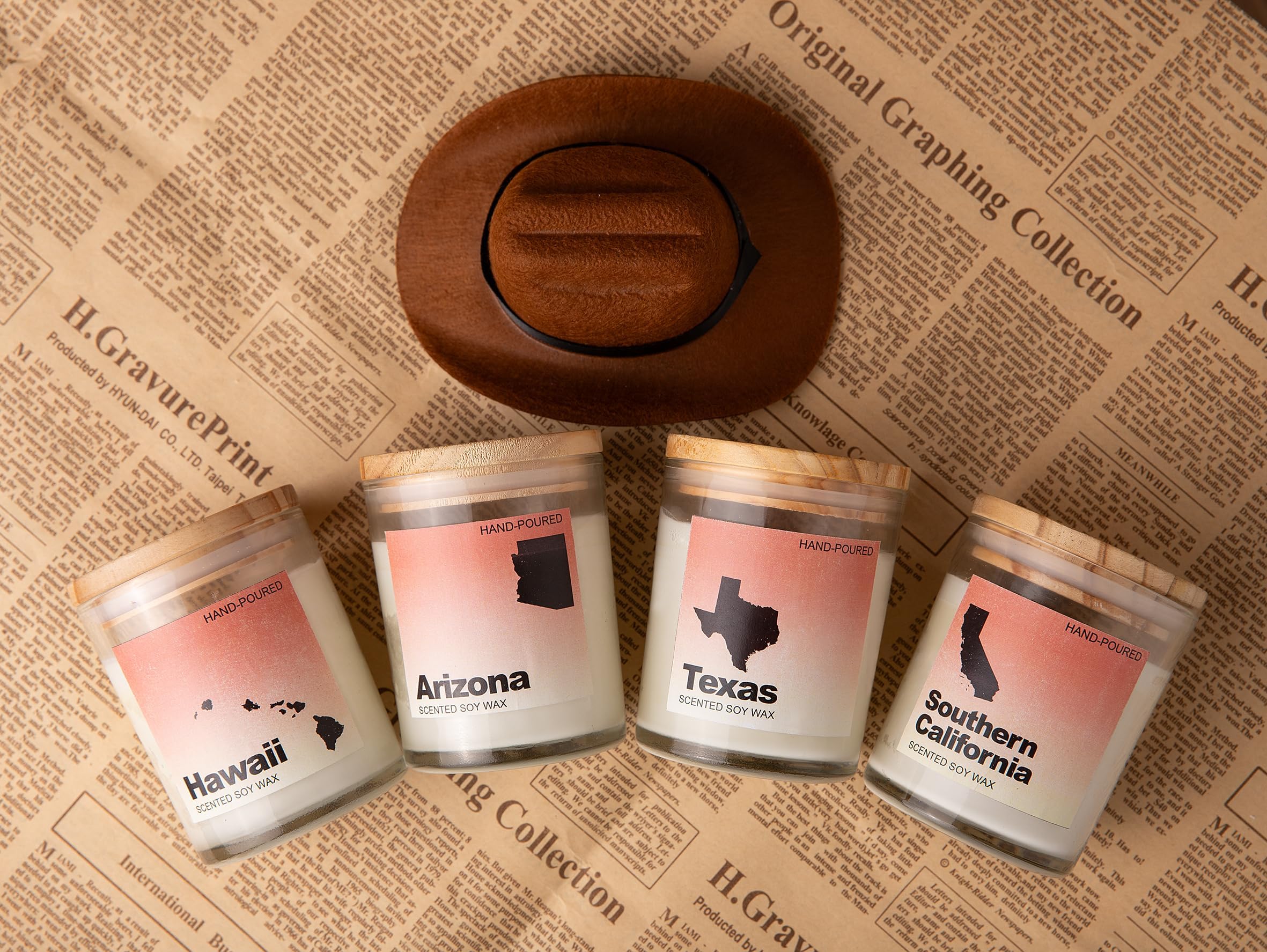 Arizona Gifts, Arizona Souvenirs & Gifts, Home Sick Jasmine Scented Candle, Natural Soy Wax & Natural Essential Oils
