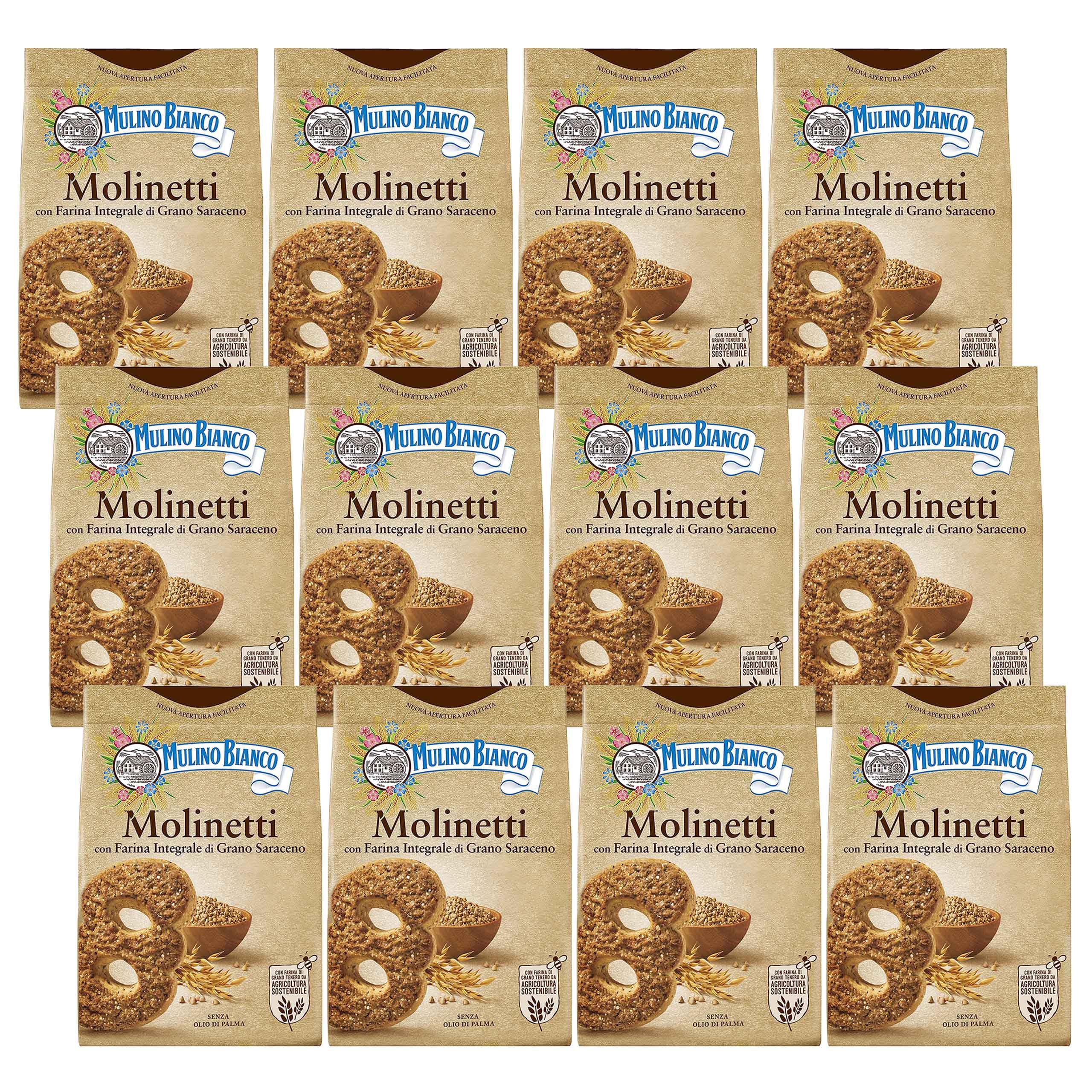 MULINO BIANCO Molinetti - Italienische Vollkornkekse 800g (Molinetti, x12)