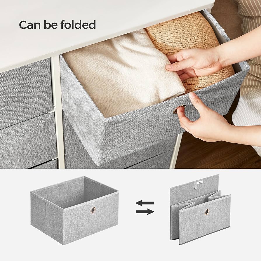 SONGMICS Storage Dresser - Versatile Fabric Drawers for Any Room