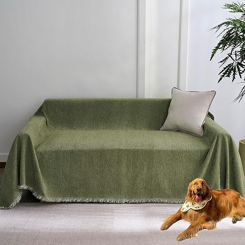 Miniatura 1 de Funda antideslizante para sofá modular de 2 cojines, funda de sofá modular de felpilla gruesa, protector de muebles suave para perros y mascotas,