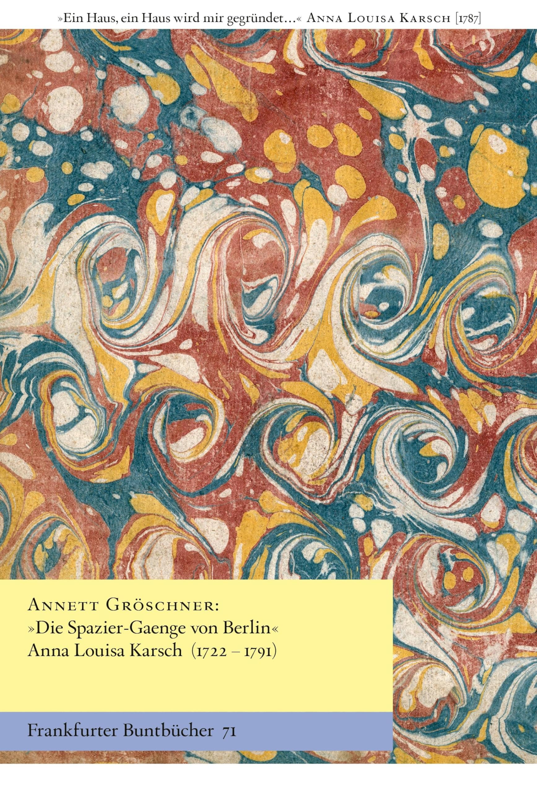 "Die Spazier-Gaenge von Berlin": Anna Louisa Karsch (1722-1791)