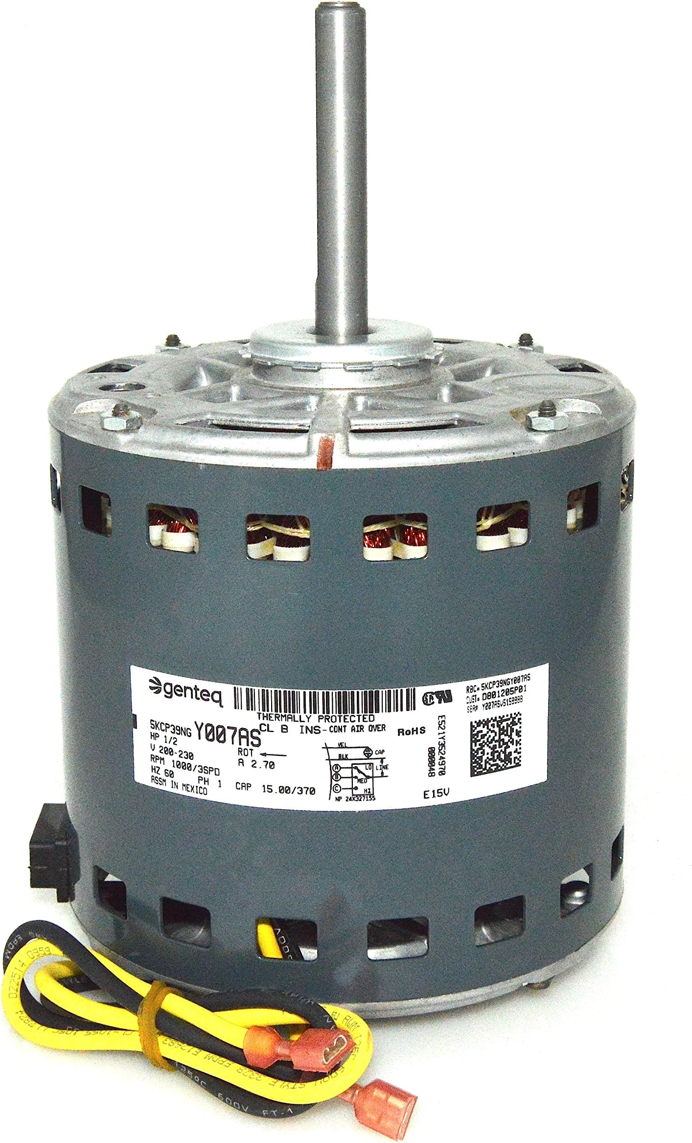 Trane American Standard Furnace Blower Motor 1 2 Hp 230v X70370471010 Mot11863 Amazon Com