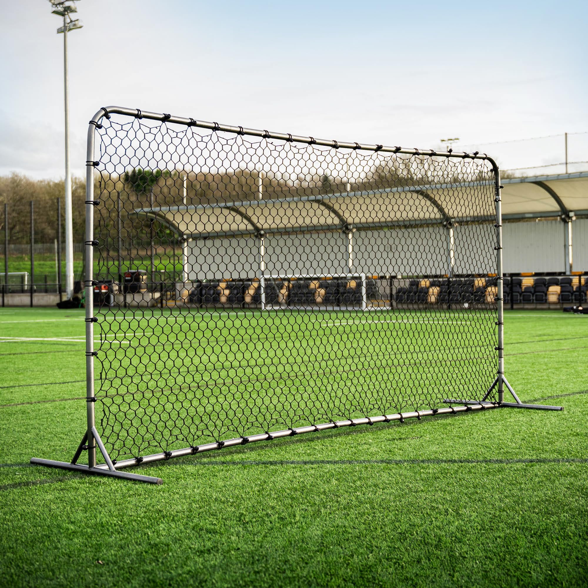 QUICKPLAY GS Rebounder Wall 12x6' - Double-Sided | All-Weather Steel Rebounder | Soccer Training Equipment for Kids & Adults