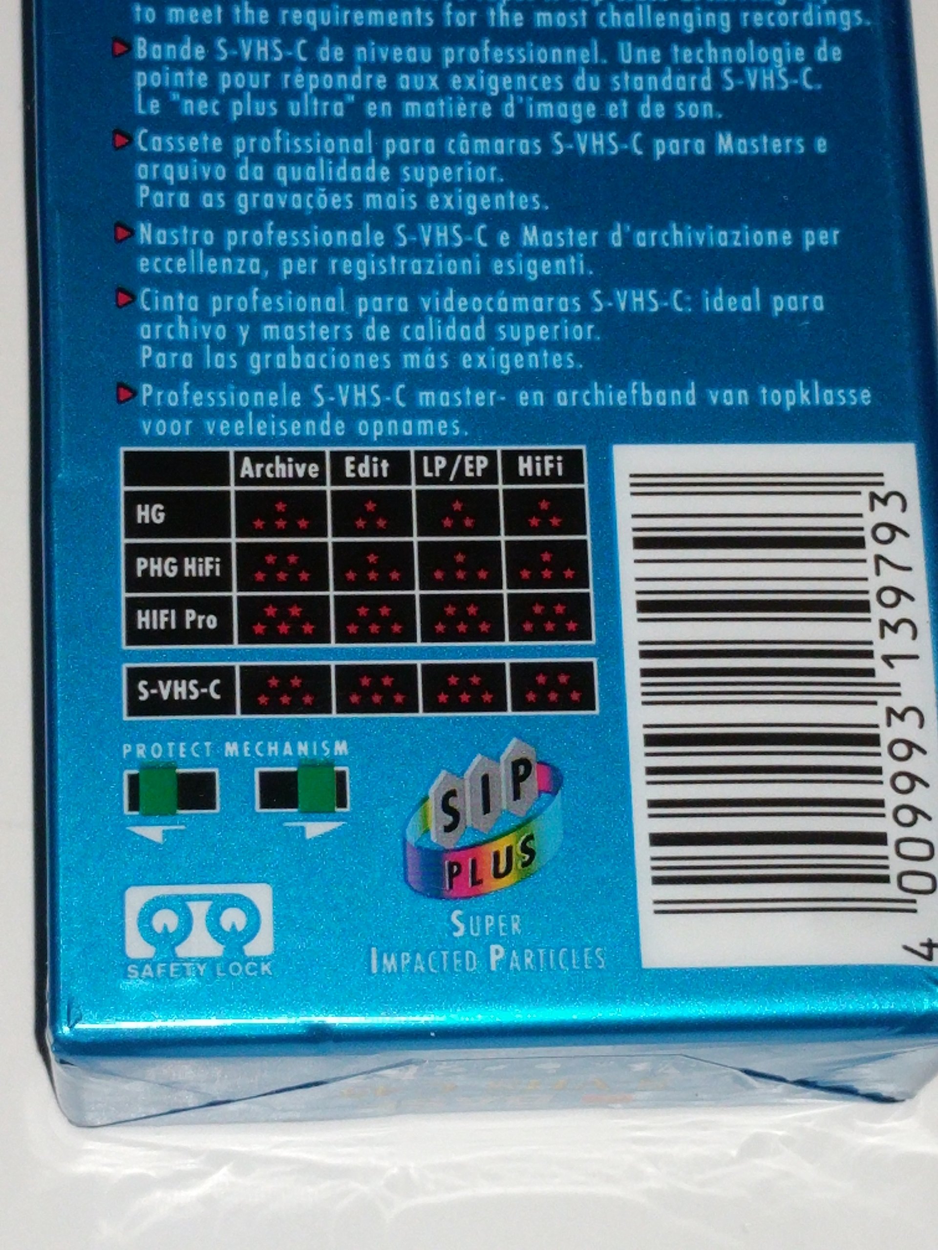 Emtec SEC-P 45 S-VHS C Video cassette (Camcorder) 12 pezzi