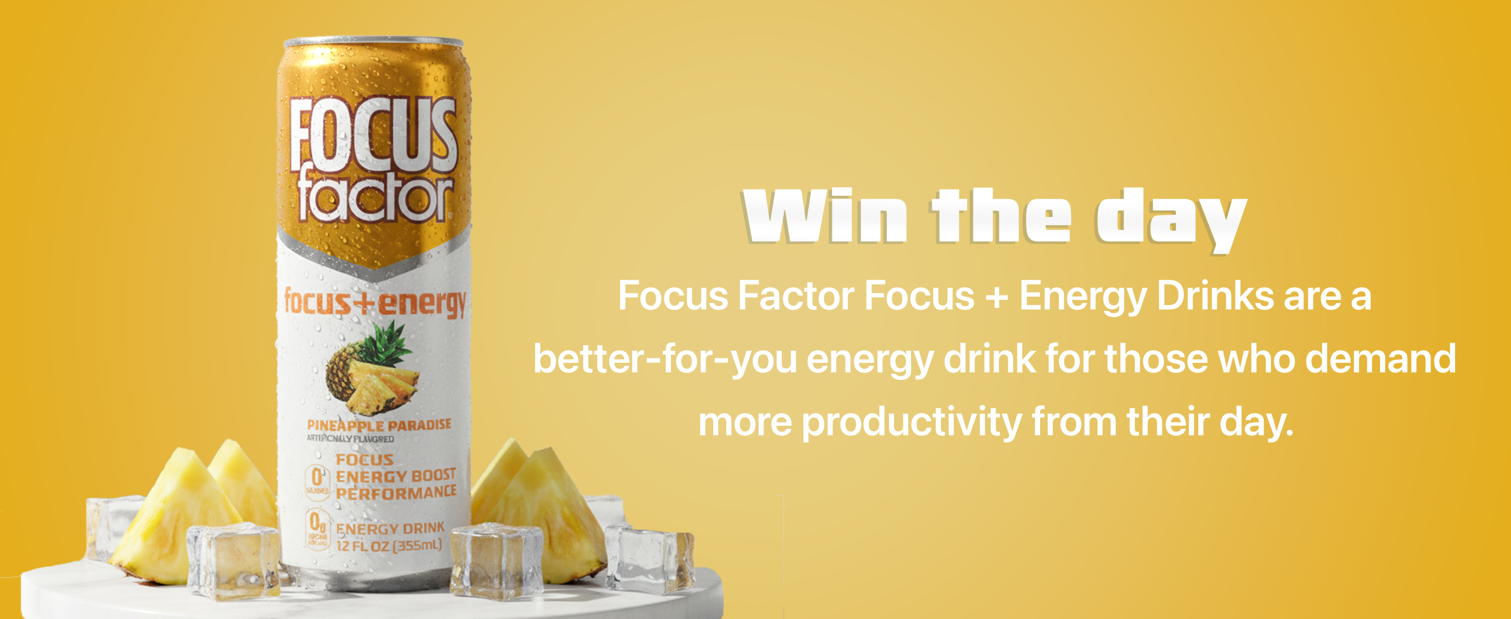 Amazon.com: Focus Factor Energy Drink - 12 x 355ml Cans (Pineapple