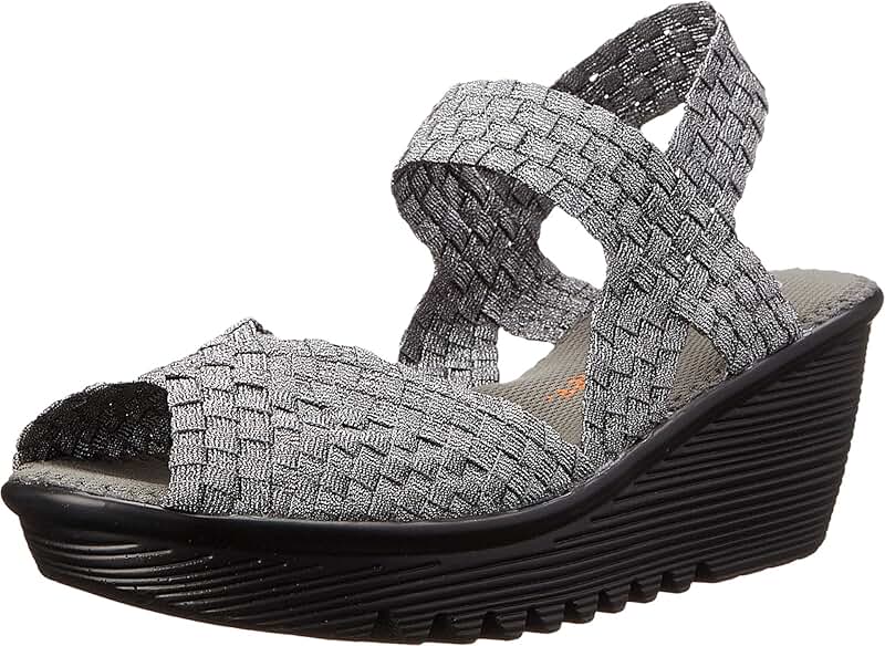 Bernie Mev Lulia Wedge Sandal Irridescent Pearl Size 38 B https://www.amazon.com/dp 