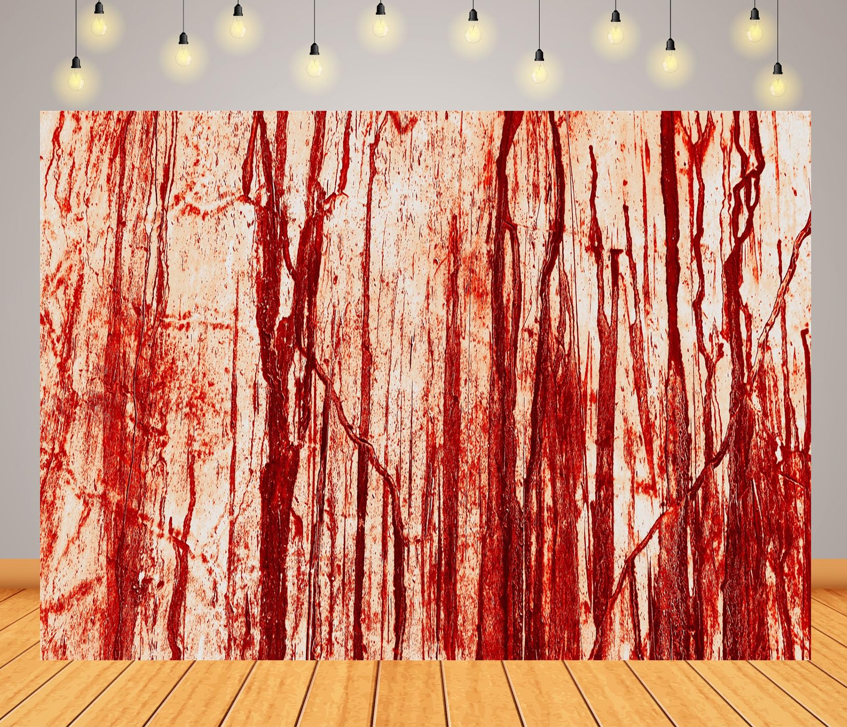 15x8FT (4.6x2.5m) Parete Con Colate Di Sangue Sfondo Fotografico