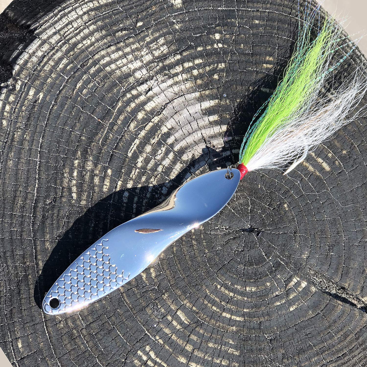 Señuelo de pesca de agua salada con forma de hélice de 1.4 onzas