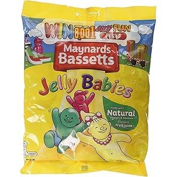 Jelly Babies Large Green Special Edition Jar Maynards Bassetts ...