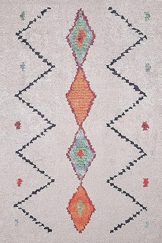 Miniatura 5 de LaModaHome Alfombra antideslizante - Alfombra escandinava suave, lavable a máquina, para dormitorio, interior y exterior, resistente a las manchas,