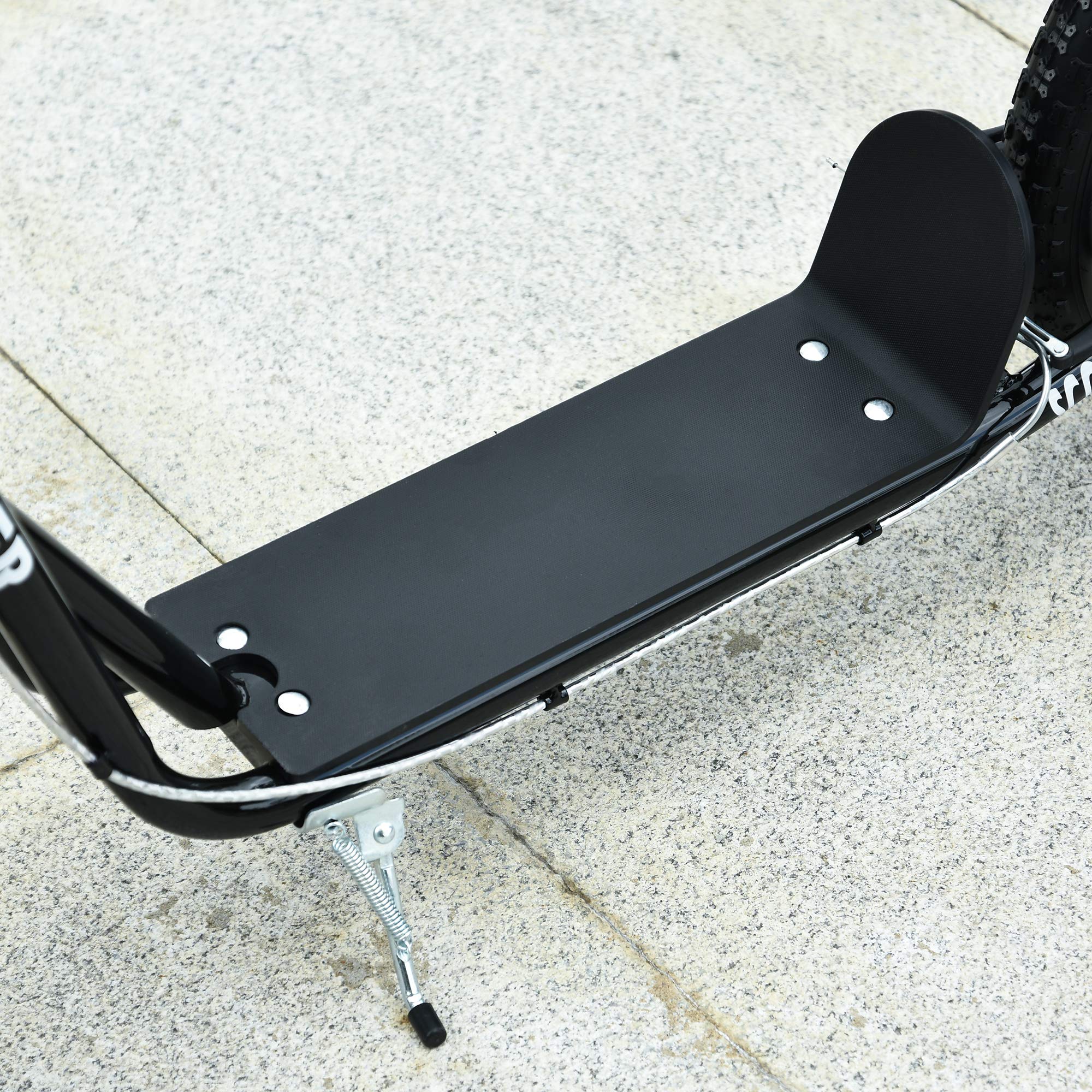 HOMCOM Scooter für Kinder Kinderroller Tretroller mit verstellbarem Lenker, großen Rädern und Handbremse Kickscooter 16 Zoll Cityroller für Jungen und Mädchen ab 5 Jahre Metall