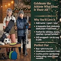 Vista 8 de Adorno de fútbol personalizado 2025 Personalización gratuita las 24 horas Adornos de Navidad deportivos grabados con láser para árbol Recuerdo