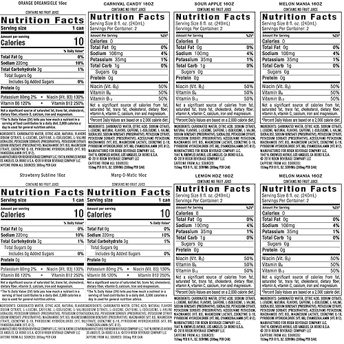 Miniatura 2 de Reign Total Body Fuel, paquete de 8 variedades de sabores, bebida de fitness y rendimiento, 16 onzas (paquete de 8)