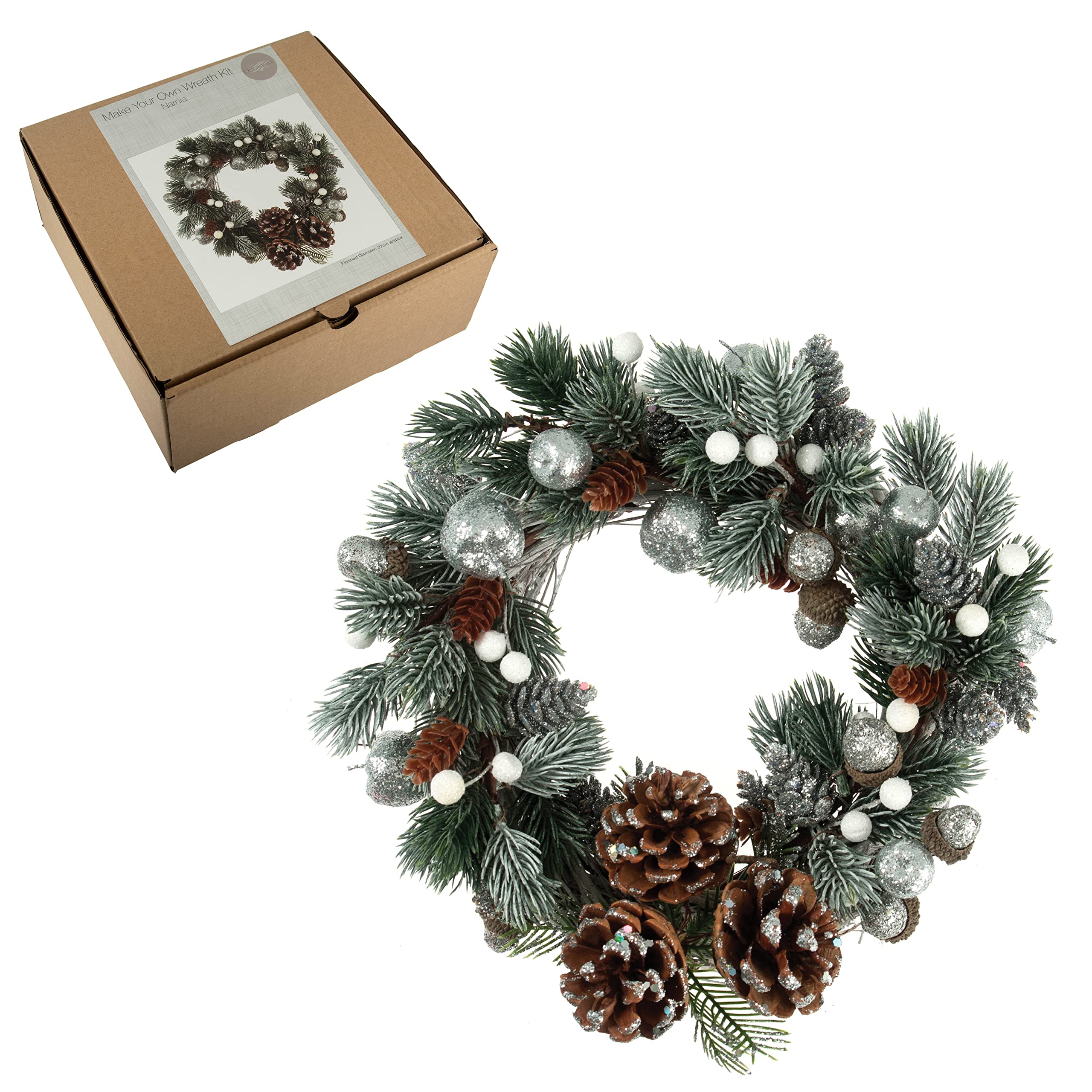 Trimits Make Your Own Wreath Kit, Narnia, 20cm BW20/NAR