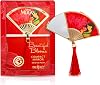 MAD Beauty Disney Mulan Compact Mirror | Cruelty-Free Cosmetics | Vibrant Red Beautiful Blooms Fan Design with Tassels | Gifts for Women, Adults, and Kids