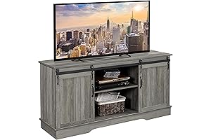 Yaheetech Farmhouse TV Stand for 65&#x27;&#x27; TV