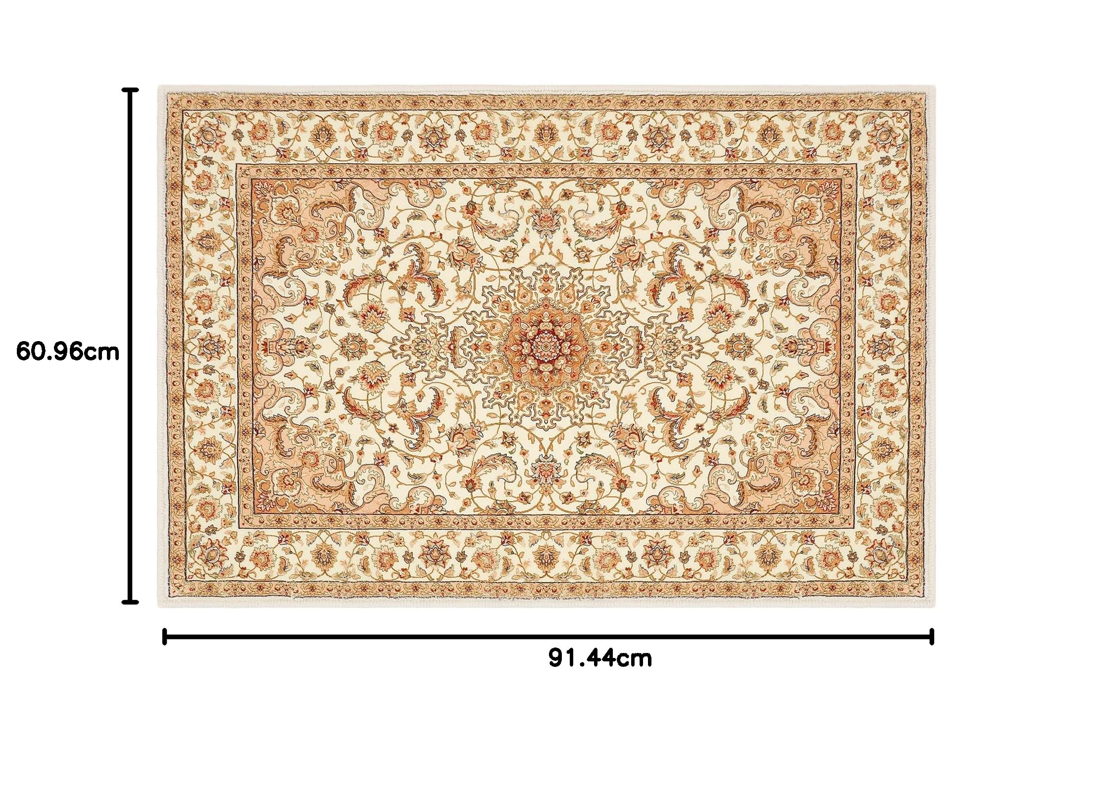 COMSLE Petit tapis bohème lavable en machine pour entrée, fausse laine, tapis antidérapant pour chambre à coucher, cuisine, salon