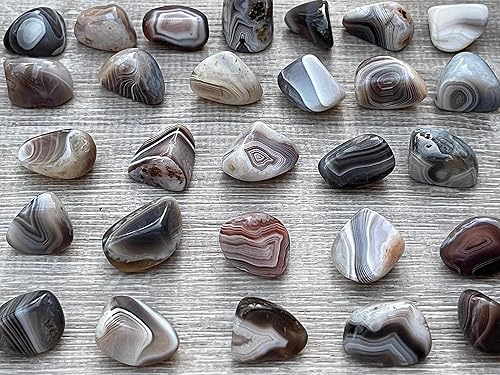 Miniatura 327 de GAF TREASURES Piedras pulidas de ojo de tigre de 1/2 libra, piedra preciosa natural pulida, cristales curativos de ojo de tigre (ojo de tigre)