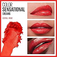 Vista 139 de Maybelline Color Sensational Lipstick, Lip Makeup, Cream Finish, Hydrating Lipstick, Rum Riche, Deep Nude ,1 Count #BLUSHING BUD