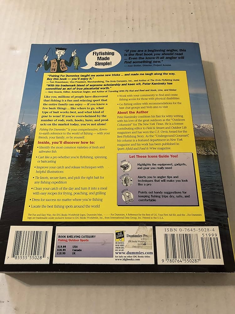 m Fishing for Dummies: Kaminsky, Peter: 9780764550287: Amazon