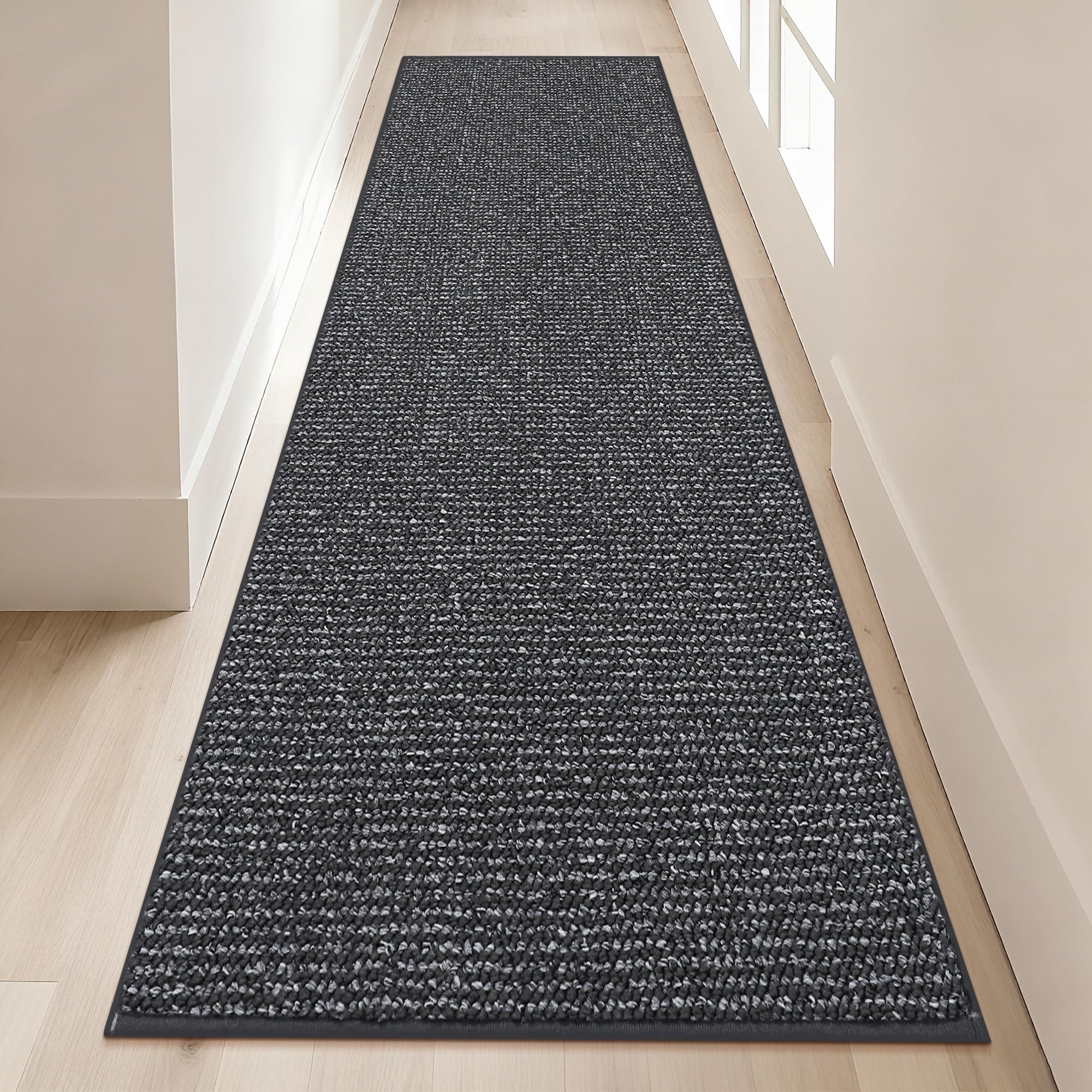BEQHAUSE Hallway Runner Rugs 2x8, Hallway Rug Non-Slip Washable(Rolled-Up NO Creases), Runner Rug Absorbent Stain Resistant Hall Rug Carpet Runner,