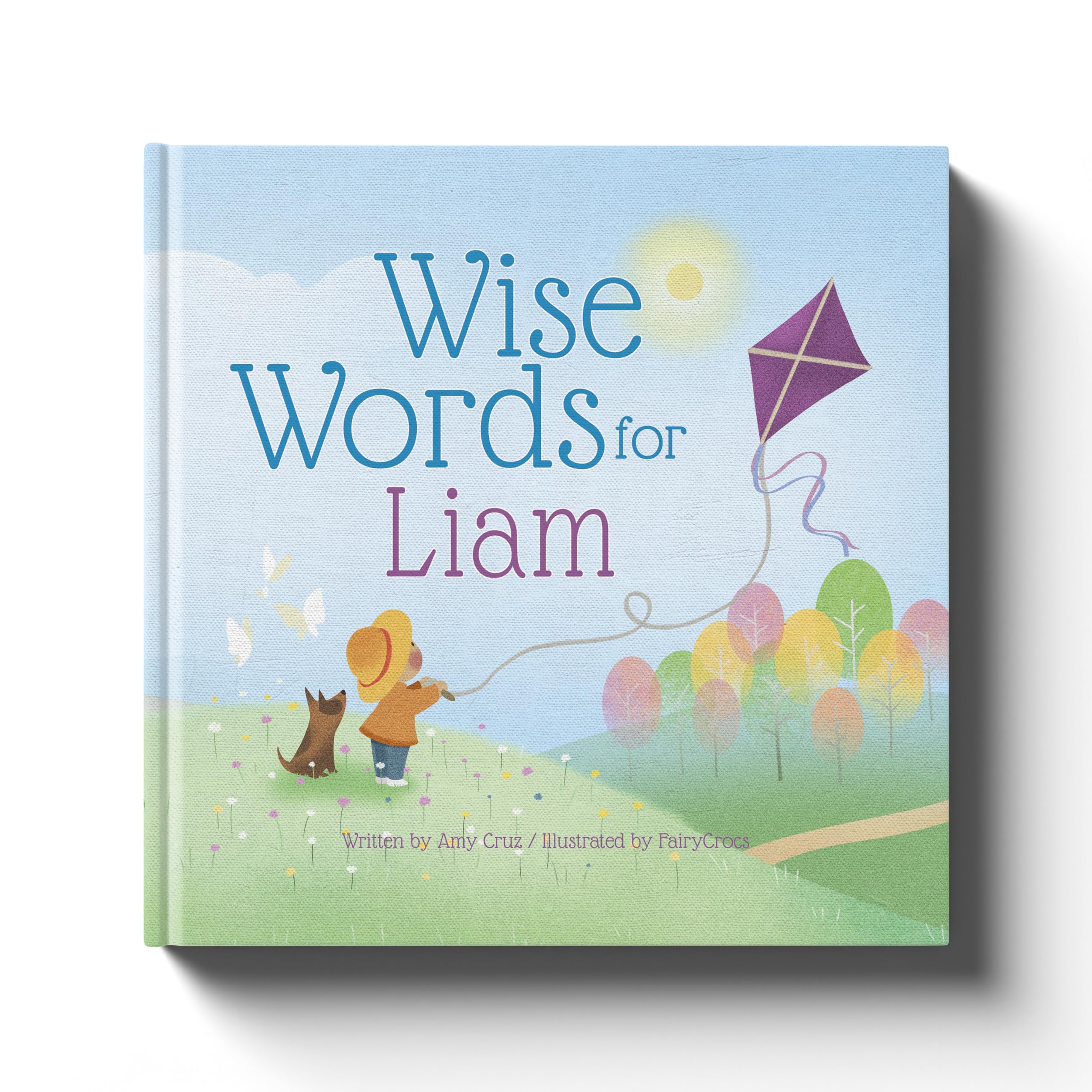 Wise Words for You - Baptism & Christening Gift for Boys - Personalized Children's Book